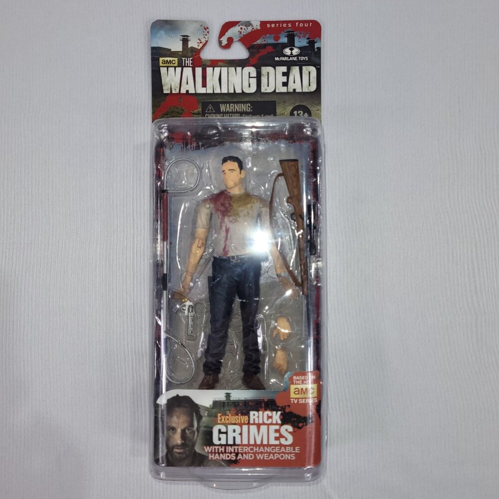 The Walking Dead Series 4 Rick Grimes 2013 Action Figure by McFarlane Toys